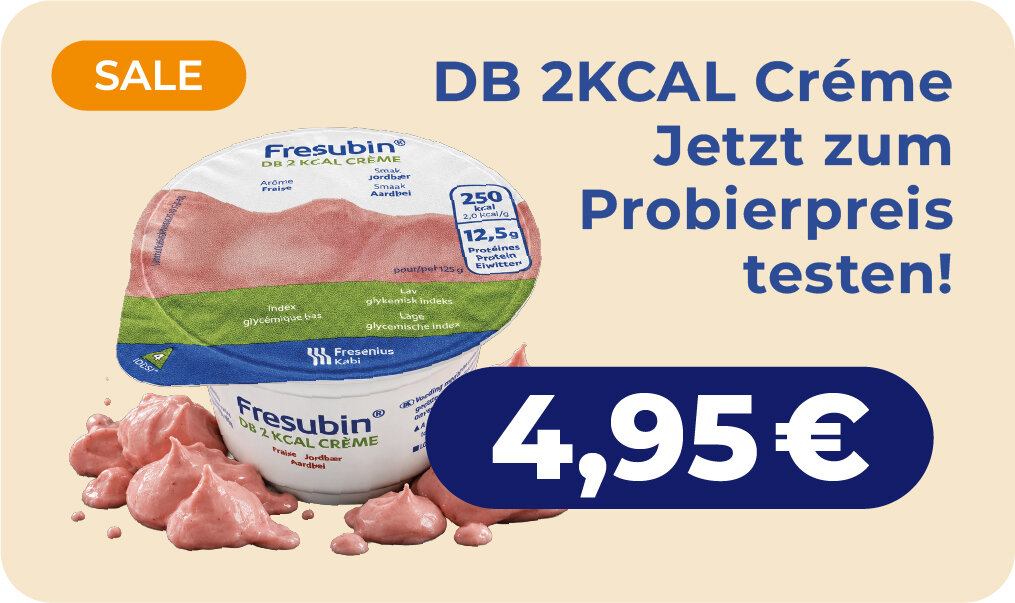 DB 2KCAL Creme. Jetzt zum Probierpreis testen!