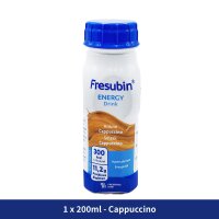 Probierflasche FRESUBIN Energy Drink Cappuccino 1x200ml Trinkflasche