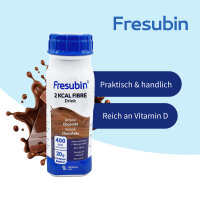 Probierflasche FRESUBIN 2 KCAL FIBRE Drink Schokolade 1x200ml Trinkflasche