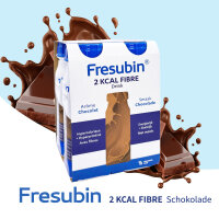 FRESUBIN 2 KCAL FIBRE Drink Schokolade 6x4x200ml Trinkflasche