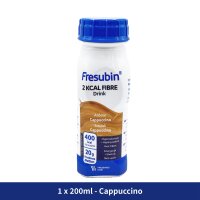 Probierflasche FRESUBIN 2 KCAL FIBRE Drink Cappuccino 1x200ml Trinkflasche