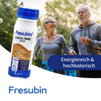 Probierflasche FRESUBIN 2 KCAL FIBRE Drink Cappuccino 1x200ml Trinkflasche
