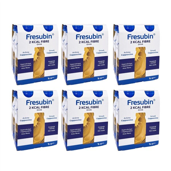 Fresubin 2 KCAL FIBRE Drink Cappuccino 24x200ml Trinkflasche