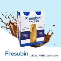 Fresubin 2 KCAL FIBRE Drink Cappuccino 24x200ml Trinkflasche