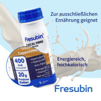 Fresubin 2 KCAL FIBRE Drink Cappuccino 24x200ml Trinkflasche