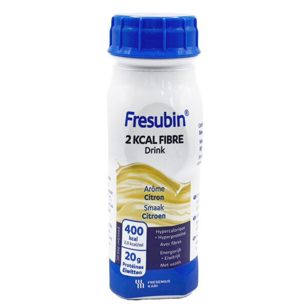 Probierflasche FRESUBIN 2 KCAL FIBRE Drink Lemon 1x200ml Trinkflasche