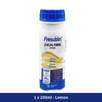 Probierflasche FRESUBIN 2 KCAL FIBRE Drink Lemon 1x200ml Trinkflasche