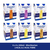 Fresubin 2 KCAL Mischkarton - 6x4x200ml Trinkflasche