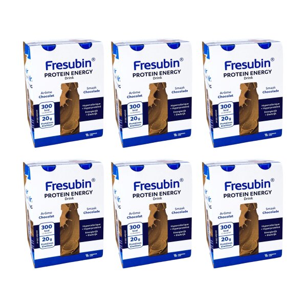 Fresubin PROTEIN ENERGY Drink Schoko 6x4x200ml Trinkflasche