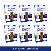 Fresubin PROTEIN ENERGY Drink Schoko 6x4x200ml Trinkflasche