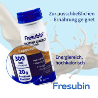 Fresubin PROTEIN ENERGY Drink Cappuccino 4x200ml Trinkflasche