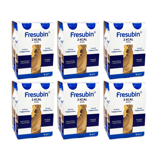 FRESUBIN 2 KCAL Drink Cappuccino 6x4x200ml Trinkflasche