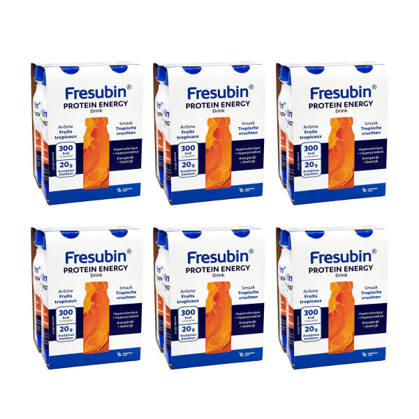 FRESUBIN PROTEIN ENERGY Drink Multifrucht 6x4x200ml Trinkflasche