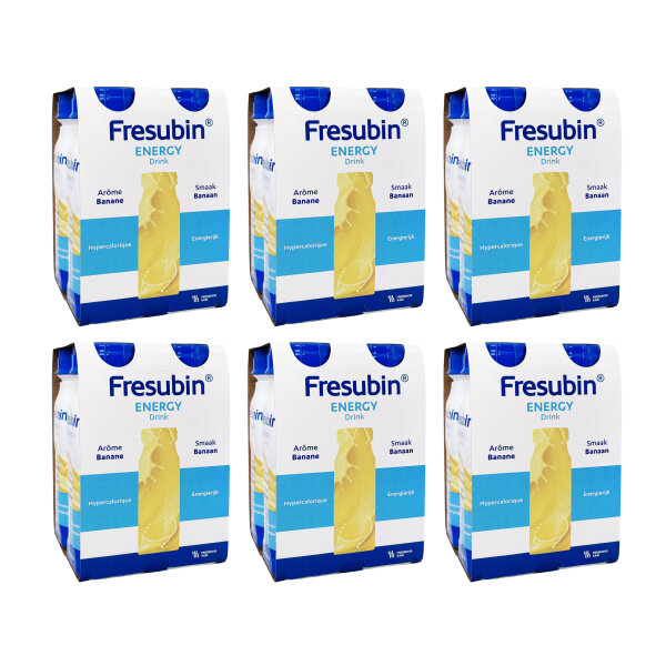 FRESUBIN Energy Drink Banane 6x4x200ml Trinkflasche