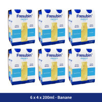 FRESUBIN Energy Drink Banane 6x4x200ml Trinkflasche
