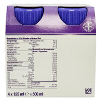 FORTIMEL Compact Protein Drink Erdbeere 4x125ml Trinkflasche