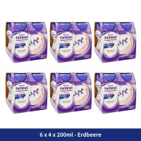 FORTIMEL Compact Protein Drink Erdbeere 6x4x125ml Trinkflasche
