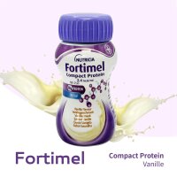 Fortimel COMPACT PROTEIN 2.4 kcal/ml Drink Vanille 4x125ml Trinkflasche