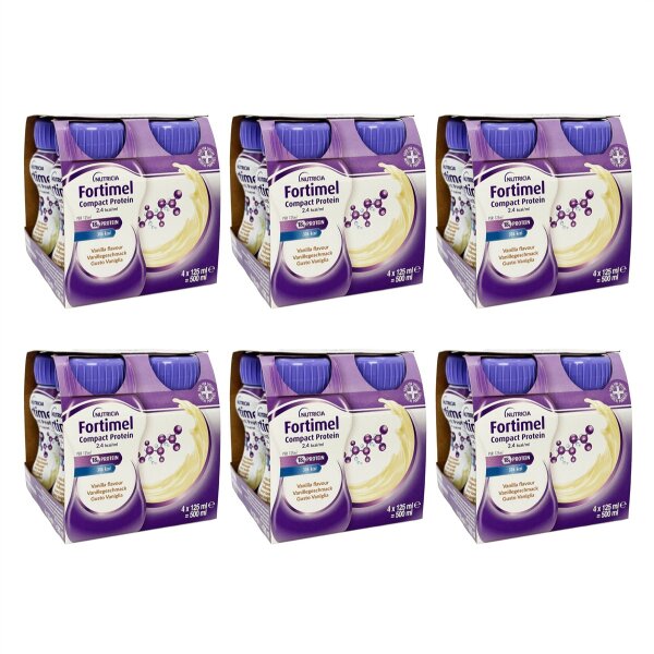Fortimel COMPACT PROTEIN 2.4 kcal/ml Drink Vanille 24x125ml Trinkflasche