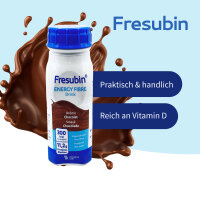 Fresubin ENERGY FIBRE Drink Schokolade 24x200ml Trinkflasche