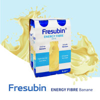 Fresubin ENERGY FIBRE Drink Banane 4x200ml Trinkflasche