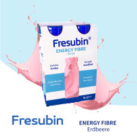 Fresubin ENERGY FIBRE Drink Erdbeere 24x200ml Trinkflasche