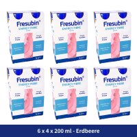 Fresubin ENERGY FIBRE Drink Erdbeere 24x200ml Trinkflasche