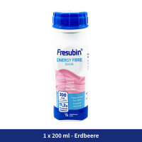 Probierflasche Fresubin ENERGY FIBRE Drink Erdbeere 1x200ml