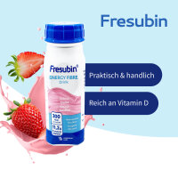 Probierflasche Fresubin ENERGY FIBRE Drink Erdbeere 1x200ml