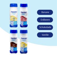 FRESUBIN Energy Drink Banana Split Mischkarton 6x4x200ml Trinkflasche