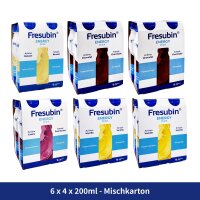 FRESUBIN Energy Drink Banana Split Mischkarton 6x4x200ml Trinkflasche