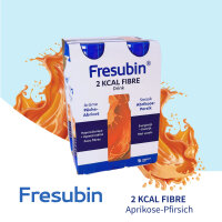 Fresubin 2 KCAL FIBRE Drink Aprikose-Pfirsich 24x200ml Trinkflasche