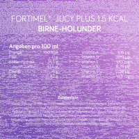 Fortimel Jucy Plus Birne Holunder