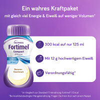 Fortimel Compact 2.4 kcal/ml Drink Banane 4x125ml Trinkflasche