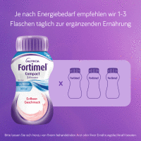 Fortimel Compact 2.4 kcal/ml Drink Erdbeere 4x125ml Trinkflasche