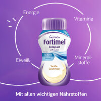 Fortimel Compact 2.4 kcal/ml Drink Vanille 4x125ml Trinkflasche