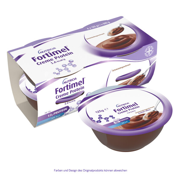 Fortimel Creme Protein 1.6 kcal/ml Schokolade 4x125g Becher