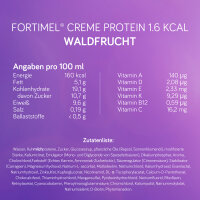 Fortimel Creme Protein 1.6 kcal/ml Waldfrucht 4x125g Becher