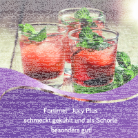 Fortimel Jucy Plus Drink Himbeere 4x200ml Trinkflasche