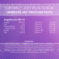 Fortimel Jucy Plus Drink Himbeere 4x200ml Trinkflasche