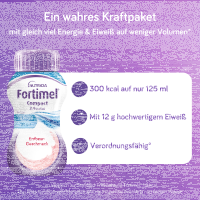 Fortimel Compact 2.4 kcal/ml Drink Erdbeere 32x125ml Trinkflasche
