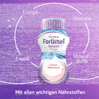 Fortimel Compact 2.4 kcal/ml Drink Erdbeere 32x125ml Trinkflasche