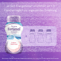 Fortimel Compact 2.4 kcal/ml Drink Erdbeere 32x125ml Trinkflasche