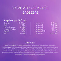 Fortimel Compact 2.4 kcal/ml Mischkarton 32x125ml Trinkflasche