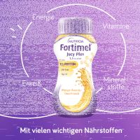 Probierflasche Fortimel Jucy Plus Drink Mango Ananas 1x200ml