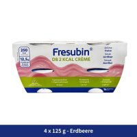 Gratis Fresubin DB 2 KCAL Crème Erdbeere 4x125g